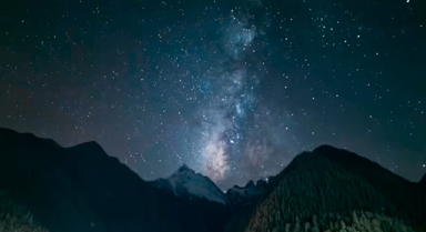 梅里雪山:漫天星河璀璨似钻石海洋